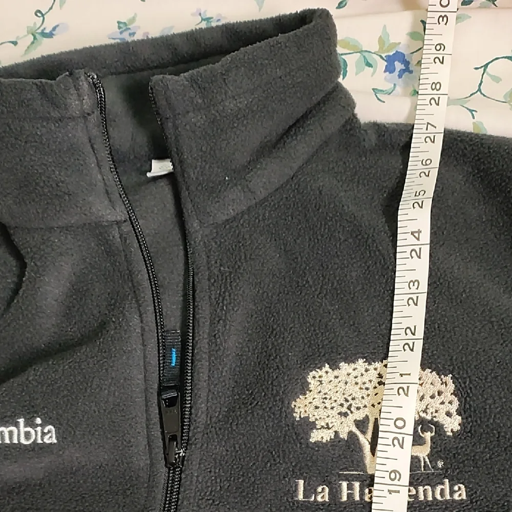 Columbia Charcoal Fleece Jacket with Embroidered‎ Logos